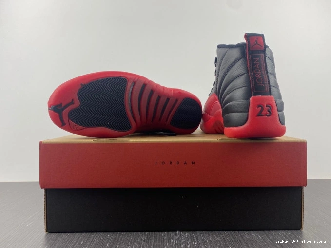 Kicked Out Shoe Store 12 Retro Jordan (2016) 130690-002 Flu Game 0707